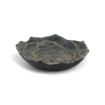5" Black Novelty Metal Handmade Tray