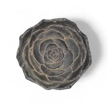 5" Black Novelty Metal Handmade Tray