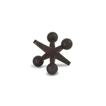 8" Black Metal Game Hand Painted Tabletop Sculpture Tabletop Sculpture