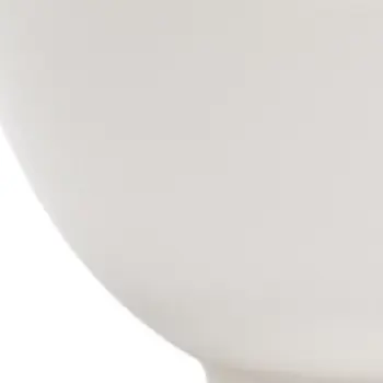White Porcelain Large Round Serve Bowl