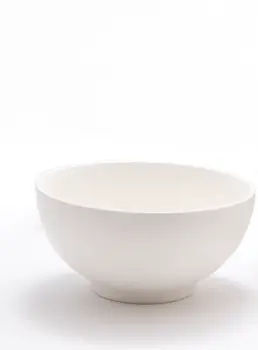 White Four Piece Porcelain Service For Four Bowl Set