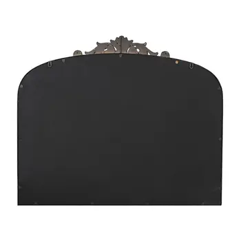 31" Gold Arch Iron Framed Accent Mirror