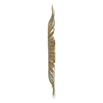 28" Gold Sunburst Iron Framed Accent Mirror