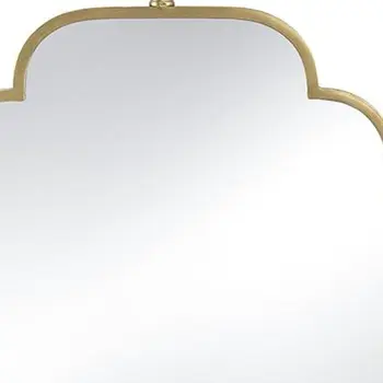 36" Gold Novelty Iron Framed Accent Mirror
