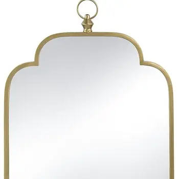 36" Gold Novelty Iron Framed Accent Mirror
