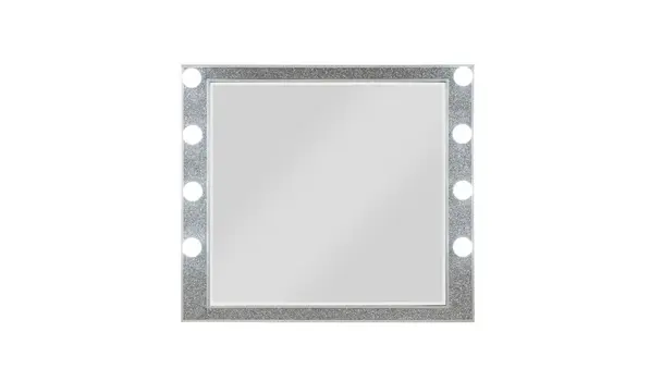 36" Square Wood Framed Mounted Dresser Mirror