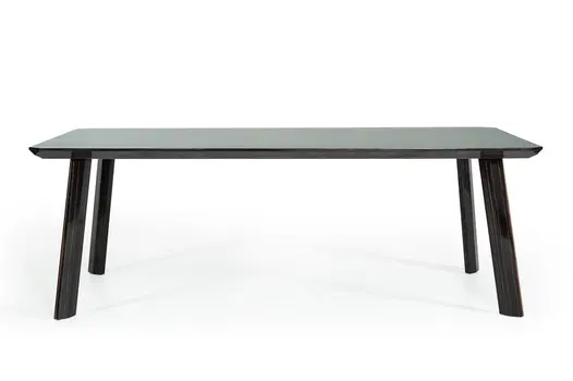87" Ebony Dining Table