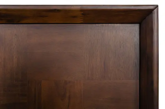 Brown Wood Queen Bed Frame