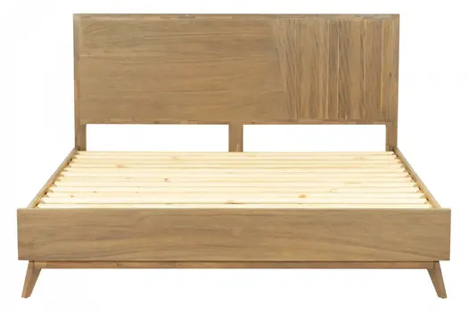 Natural Wood Queen Bed Frame