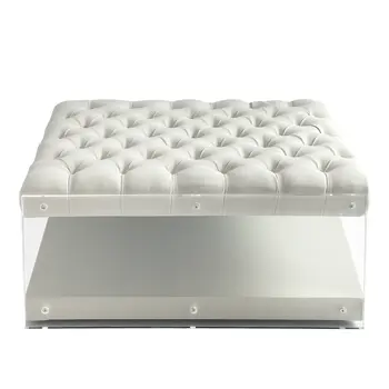 36" White Linen Storage