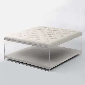 36" White Linen Storage