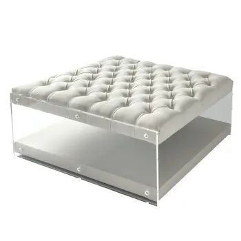 36" White Linen Storage