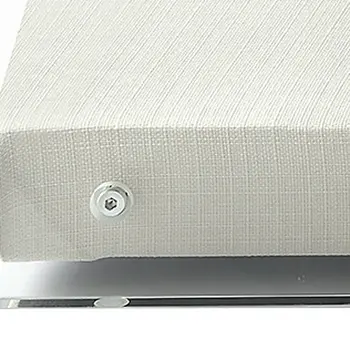 36" White Linen Storage