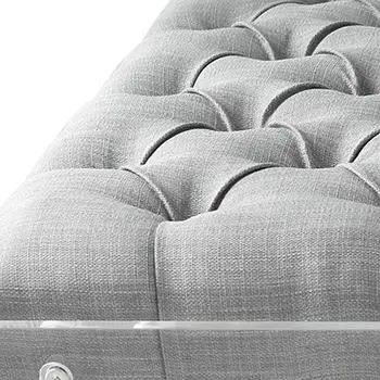 36" Light Gray Linen Storage