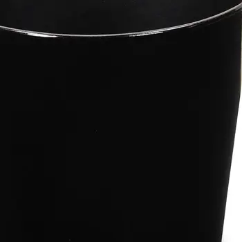 9" Black Recycled Plastic Indoor Outdoor Round Pot Planter