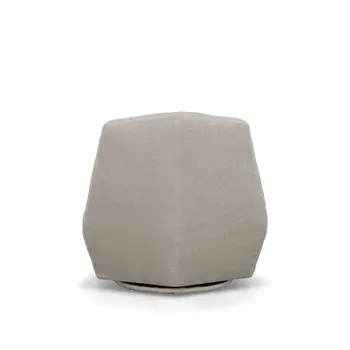 31" Gray Upholstered Lounge Chair