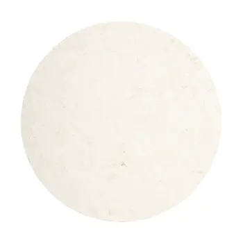 24" Light Brown Marble Round End Table