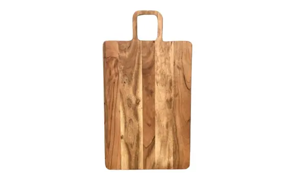 22" Rectangle Solid Wood Cutting Board