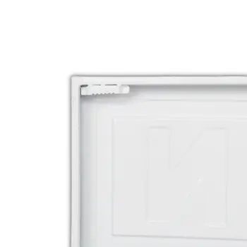 8" X 37" White and Black Kitchen Metal Wall Decor