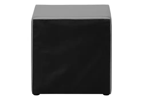 21" Gray Wood Two Drawer Nightstand
