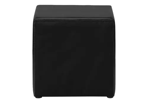 21" Black Wood Two Drawer Nightstand