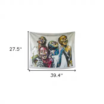 Julio Happy Kids Unframed Tapestry Wall Art