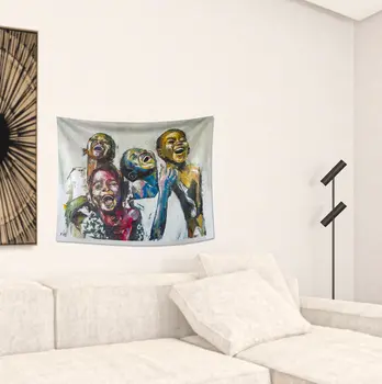 Julio Happy Kids Unframed Tapestry Wall Art