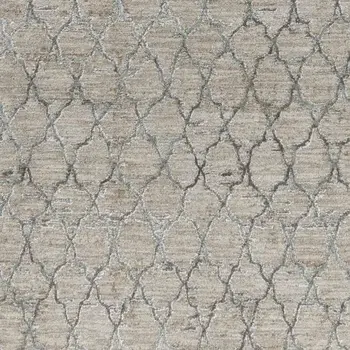 8' X 10' Beige Moroccan Stain Resistant Area Rug