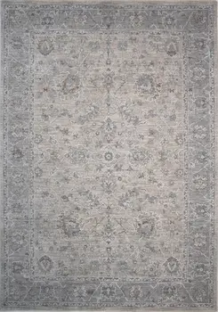 8' X 10' Cream Southwestern Power Loom Stain Resistant Area Rug