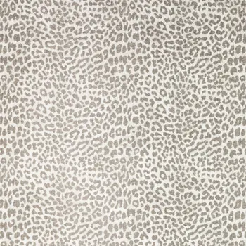 8' X 10' Beige and Cream Leopard  Print Shag Handmade Non Skid Area Rug