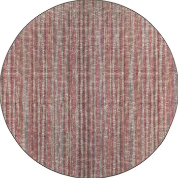 10' Pink Round Ombre Tufted Handmade Area Rug