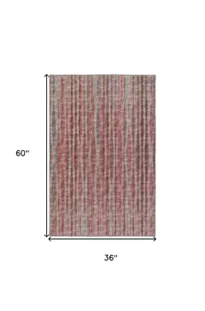 3' X 5' Pink Ombre Tufted Handmade Area Rug