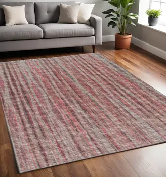 5' X 8' Pink Ombre Tufted Handmade Area Rug
