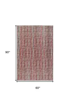 5' X 8' Pink Ombre Tufted Handmade Area Rug