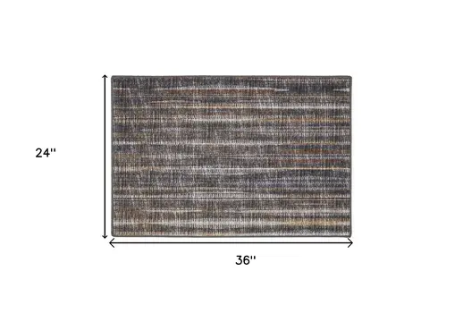 2' X 3' Brown Ombre Tufted Handmade Area Rug