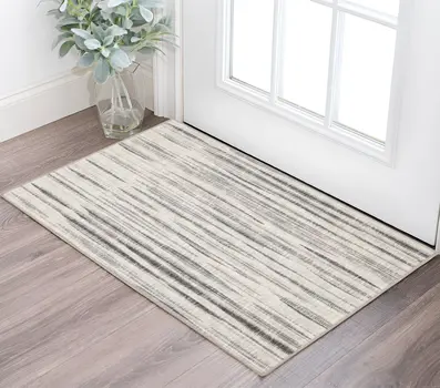 2' X 3' Ivory Ombre Tufted Handmade Area Rug