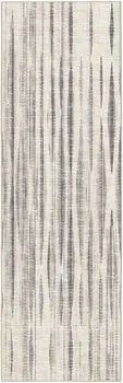 3' X 10' Ivory Ombre Tufted Runner Rug