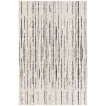 5' X 8' Ivory Ombre Tufted Handmade Area Rug