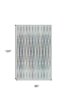 8' X 10' Blue Ombre Tufted Handmade Area Rug