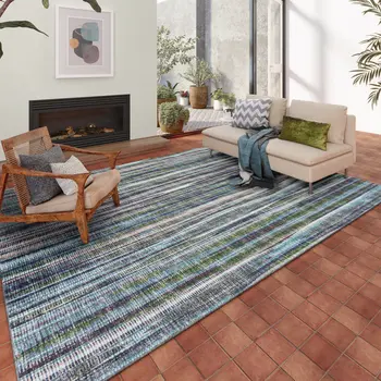 10' X 14' Purple Ombre Tufted Handmade Area Rug