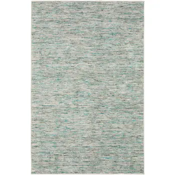 2' X 8' Green Wool Hand Loomed Handmade Runner Rug