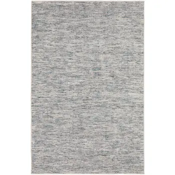 5' X 8' Blue Wool Hand Loomed Handmade Area Rug