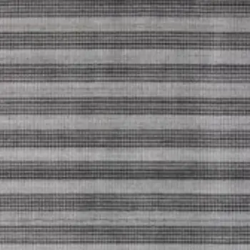 5' X 10' Black And Gray Striped Hand Loomed Area Rug