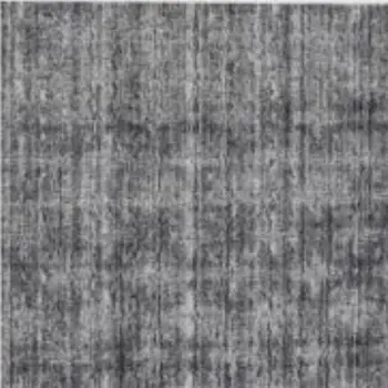 5' X 8' Dark Grey And Silver Plaid Cross Hand Loomed Area Rug