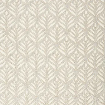 7' X 10' Ivory And Grey Floral Stain Resistant Non Skid Area Rug
