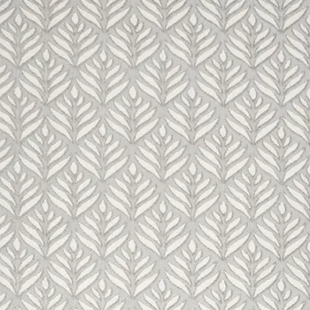 6' X 9' Grey Floral Stain Resistant Non Skid Area Rug