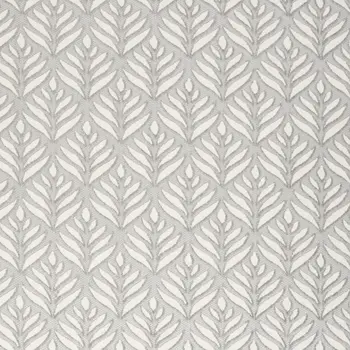 4' X 6' Grey Floral Stain Resistant Non Skid Area Rug