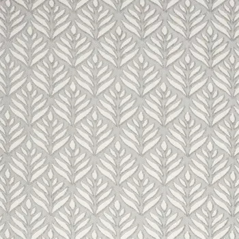 4' X 6' Grey Floral Stain Resistant Non Skid Area Rug