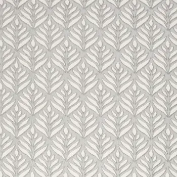 5' X 8' Grey Floral Stain Resistant Non Skid Area Rug