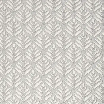 5' X 8' Grey Floral Stain Resistant Non Skid Area Rug